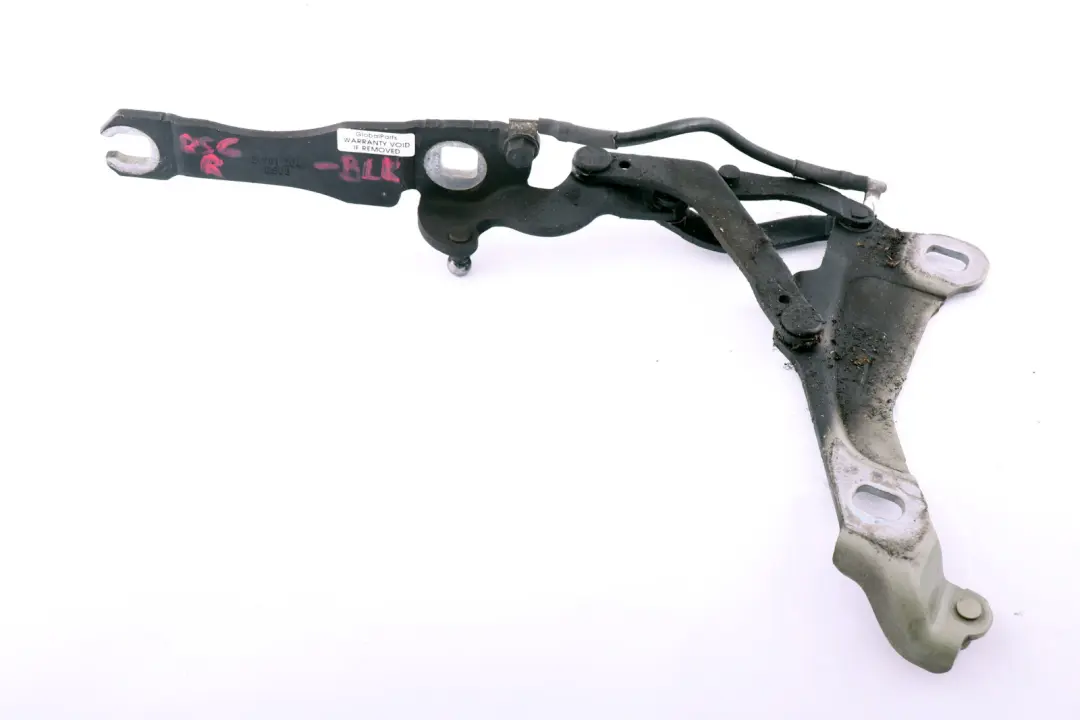 Bisagra derecha del capo Negro para Mini Cooper R55 R56 R57 con número de pieza 2751204 Mini Cooper R55 R56 R57 Bisagra derecha del capo Negro - SKU 2751204-BLK - Número de pieza 2751204