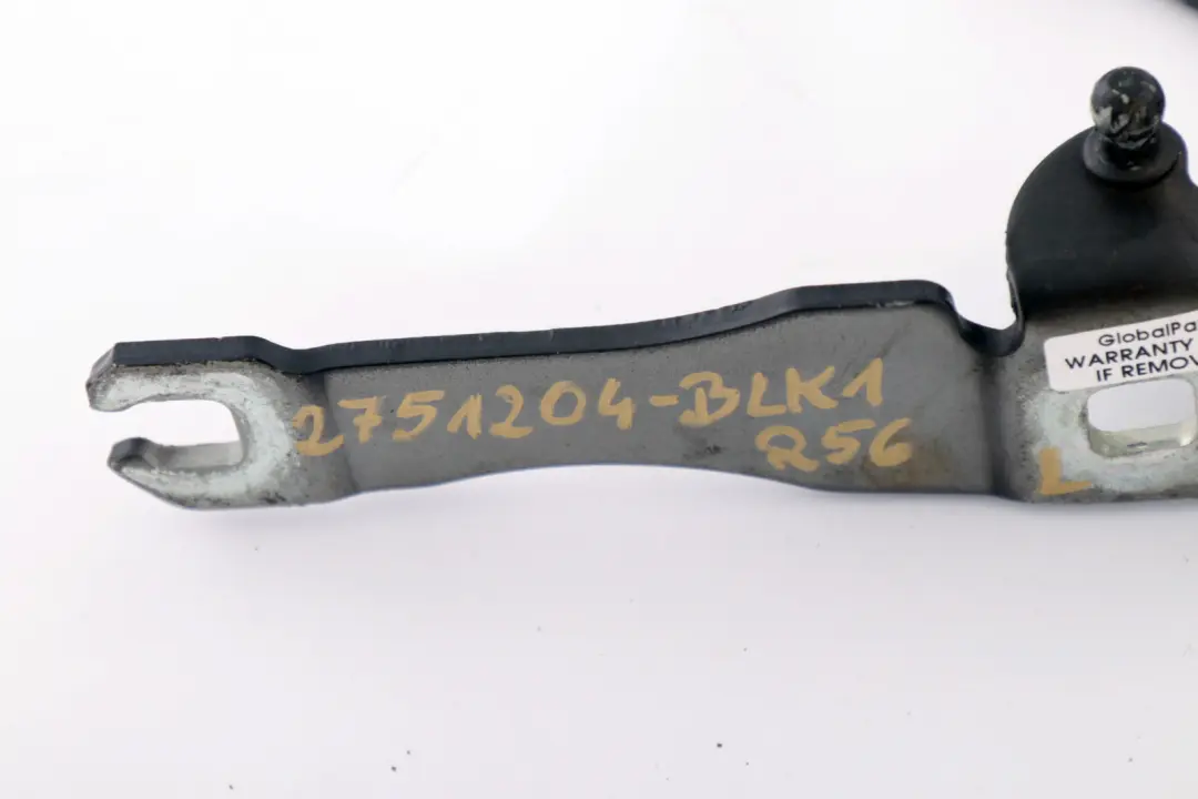 BMW Mini Cooper 1 R55 R56 R57 Right Hood Bonnet Hinge Black O/S - SKU 2751204-BLK1 - Part number 2751204