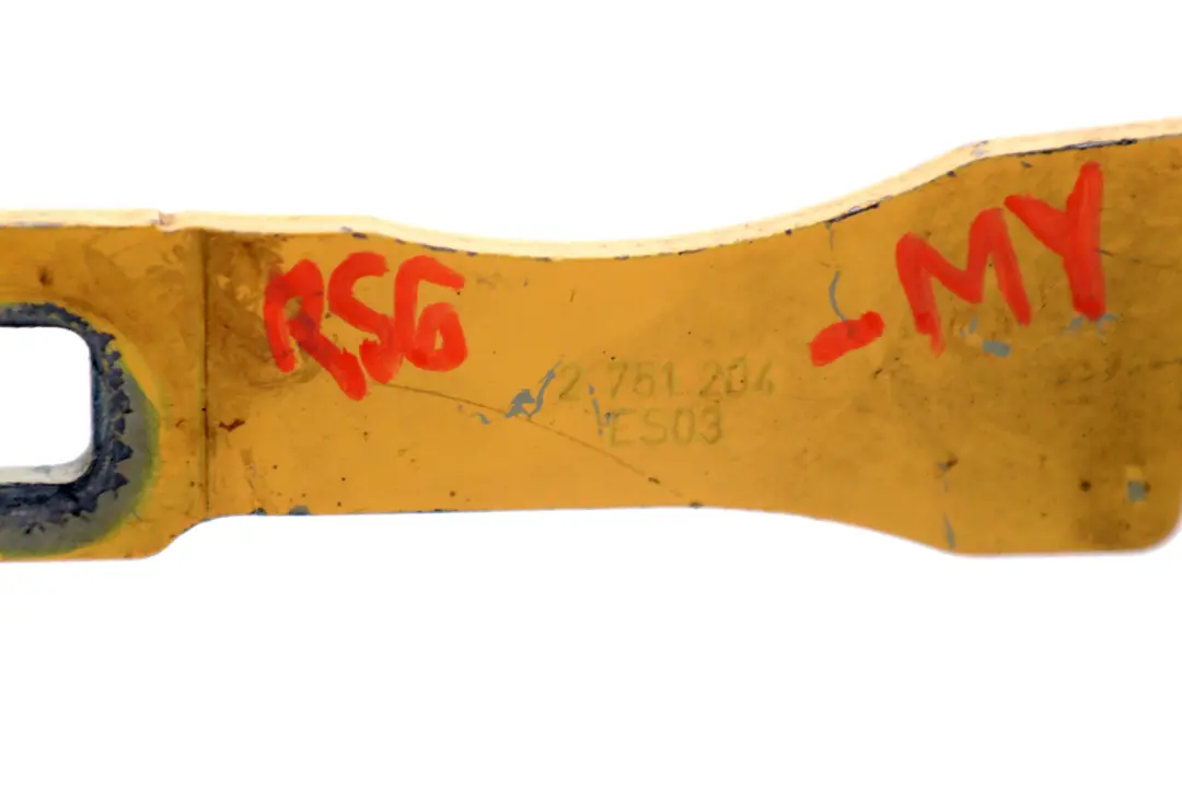 BMW Mini Cooper R55 R56 Right Hood Bonnet Hinge Mellow Yellow A58 O/S - SKU 2751204-MY - Part number 2751204