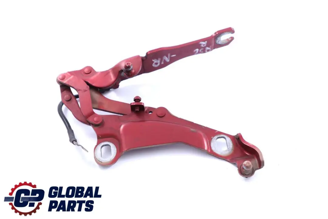 Right O/S Engine Hood Bonnet Hinge Nightfire Red - 857 to BMW Mini Cooper R55 R56 with Part number 7211640 BMW Mini Cooper R55 R56 Right O/S Engine Hood Bonnet Hinge Nightfire Red - 857 - SKU 2751204-NR - Part number 7211640