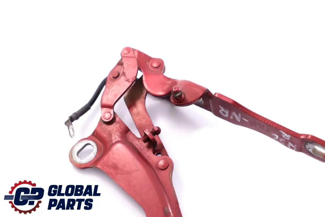 Right O/S Engine Hood Bonnet Hinge Nightfire Red - 857 to BMW Mini Cooper R55 R56 with Part number 7211640 BMW Mini Cooper R55 R56 Right O/S Engine Hood Bonnet Hinge Nightfire Red - 857 - SKU 2751204-NR - Part number 7211640