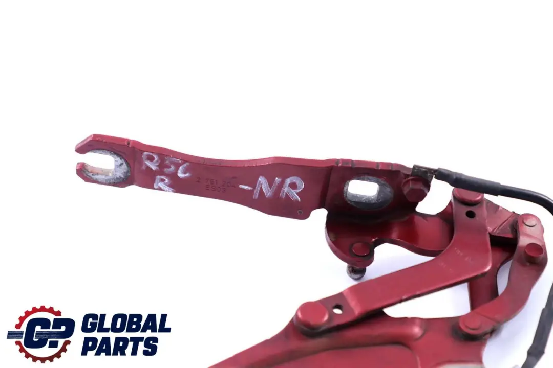 Scharnier Frontklappe Rechts Nightfire Red Rot 2751204 für BMW Mini R55 R56 R57 mit Teilenummer 7211640 BMW Mini R55 R56 R57 Scharnier Frontklappe Rechts Nightfire Red Rot 2751204 - SKU 2751204-NR - Teilenummer 7211640