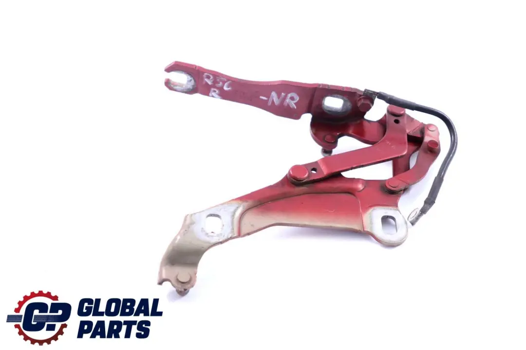 Right O/S Engine Hood Bonnet Hinge Nightfire Red - 857 to BMW Mini Cooper R55 R56 with Part number 7211640 BMW Mini Cooper R55 R56 Right O/S Engine Hood Bonnet Hinge Nightfire Red - 857 - SKU 2751204-NR - Part number 7211640