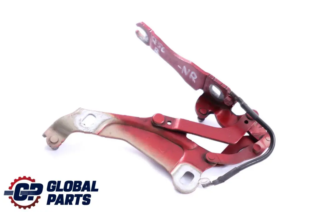 Right O/S Engine Hood Bonnet Hinge Nightfire Red - 857 to BMW Mini Cooper R55 R56 with Part number 7211640 BMW Mini Cooper R55 R56 Right O/S Engine Hood Bonnet Hinge Nightfire Red - 857 - SKU 2751204-NR - Part number 7211640