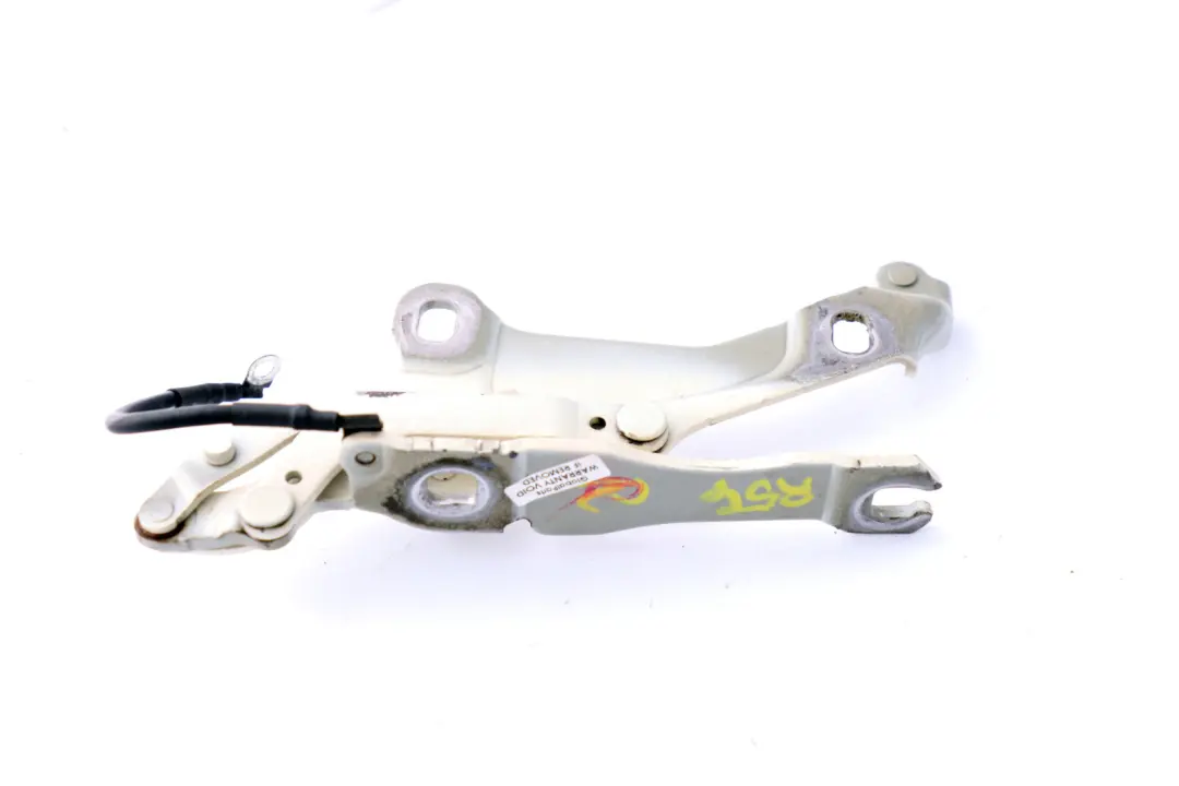 Right Hood Bonnet Hinge Pepper White 850 O/S to BMW Mini Cooper R55 R56 R57 with Part number 2751204 BMW Mini Cooper R55 R56 R57 Right Hood Bonnet Hinge Pepper White 850 O/S - SKU 2751204-PW - Part number 2751204