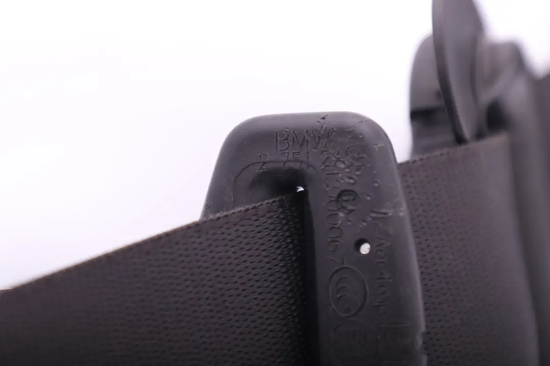 BMW Mini Cooper One R55 R56 Safety Seat Upper Belt Front Left N/S Black - SKU 2751225 - Part number 2751225
