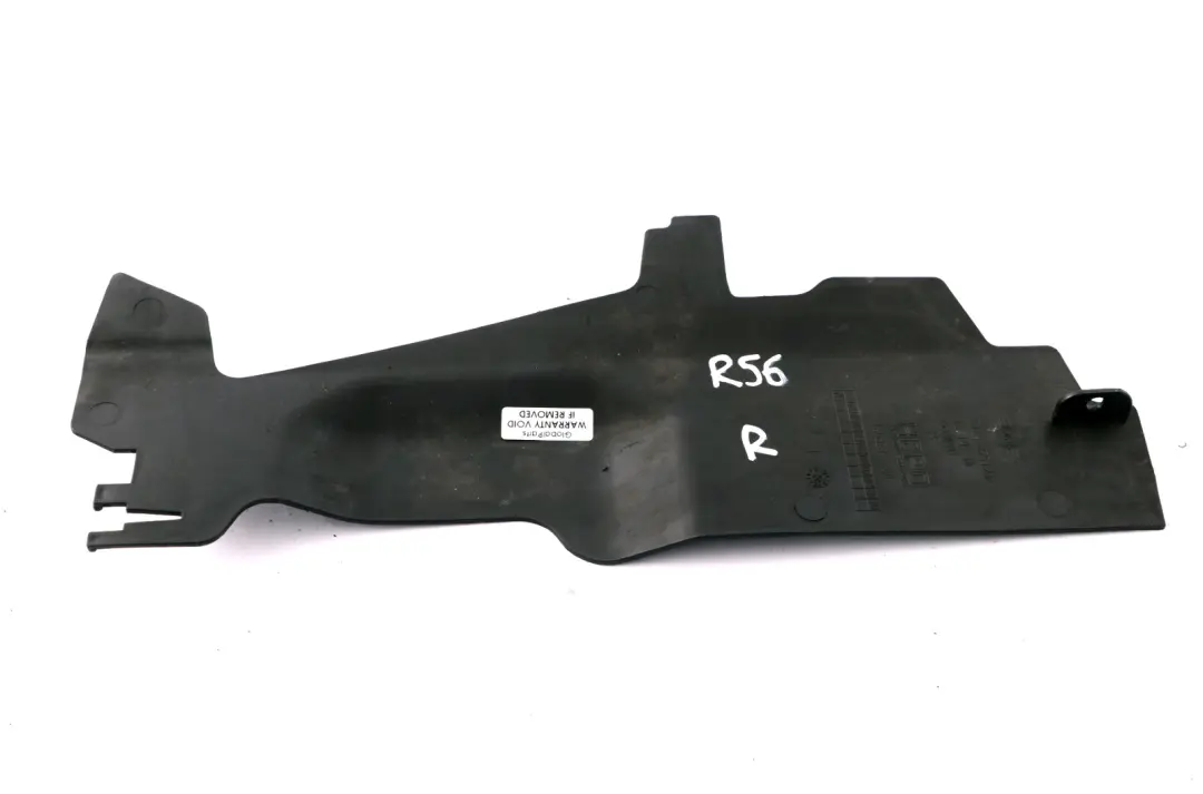 Tapa Conducto Aire Delantero Derecha para Mini Cooper One R55 R56 con número de pieza 2751282 Mini Cooper One R55 R56 Tapa Conducto Aire Delantero Derecha - SKU 2751282 - Número de pieza 2751282