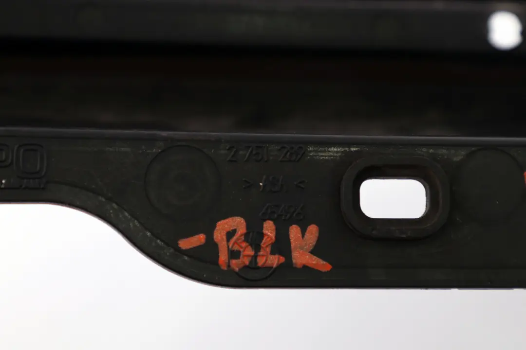 Front Black Grill Grille Trim Black to BMW Mini One R55 R56 R57 with Part number 2751289 BMW Mini One R55 R56 R57 Front Black Grill Grille Trim Black - SKU 2751289-BLK - Part number 2751289