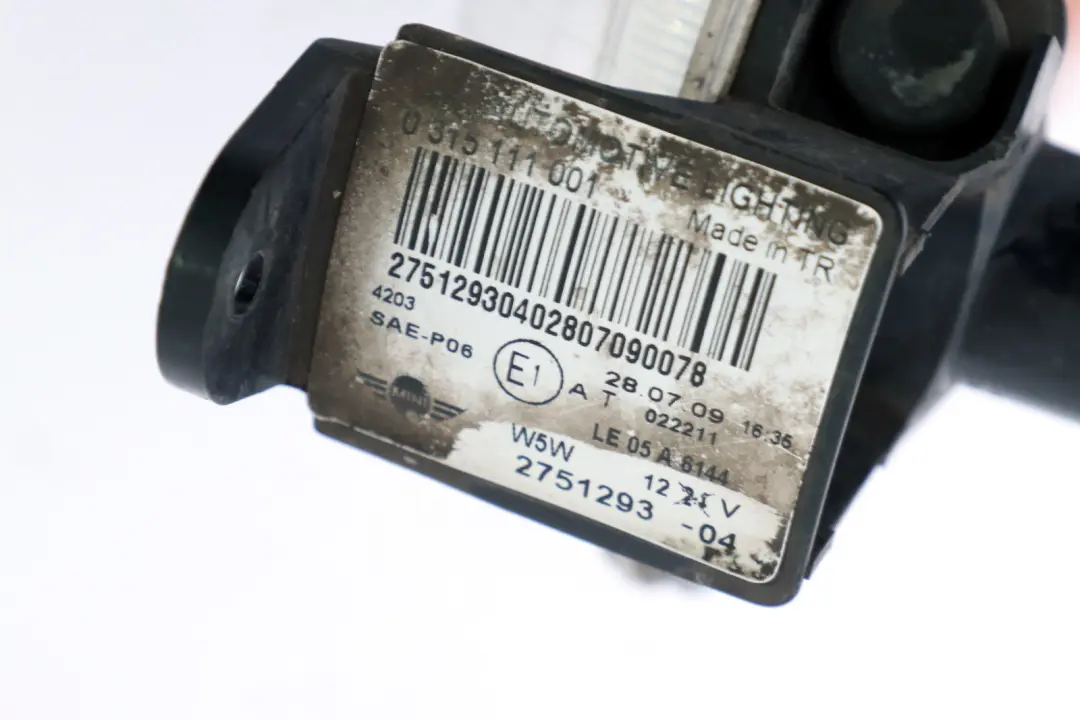 Luz Antiniebla Delantera Diurna para Mini R55 R56 R57 R58 R59 LCI con número de pieza 2751293 Mini R55 R56 R57 R58 R59 LCI Luz Antiniebla Delantera Diurna - SKU 2751293 - Número de pieza 2751293