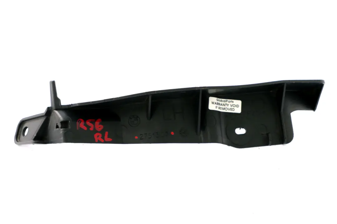 Left Rear Bumper Support Trim Panel N/S to BMW Mini Cooper R56 R57 R58 with Part number 2751303 BMW Mini Cooper R56 R57 R58 Left Rear Bumper Support Trim Panel N/S - SKU 2751303 - Part number 2751303