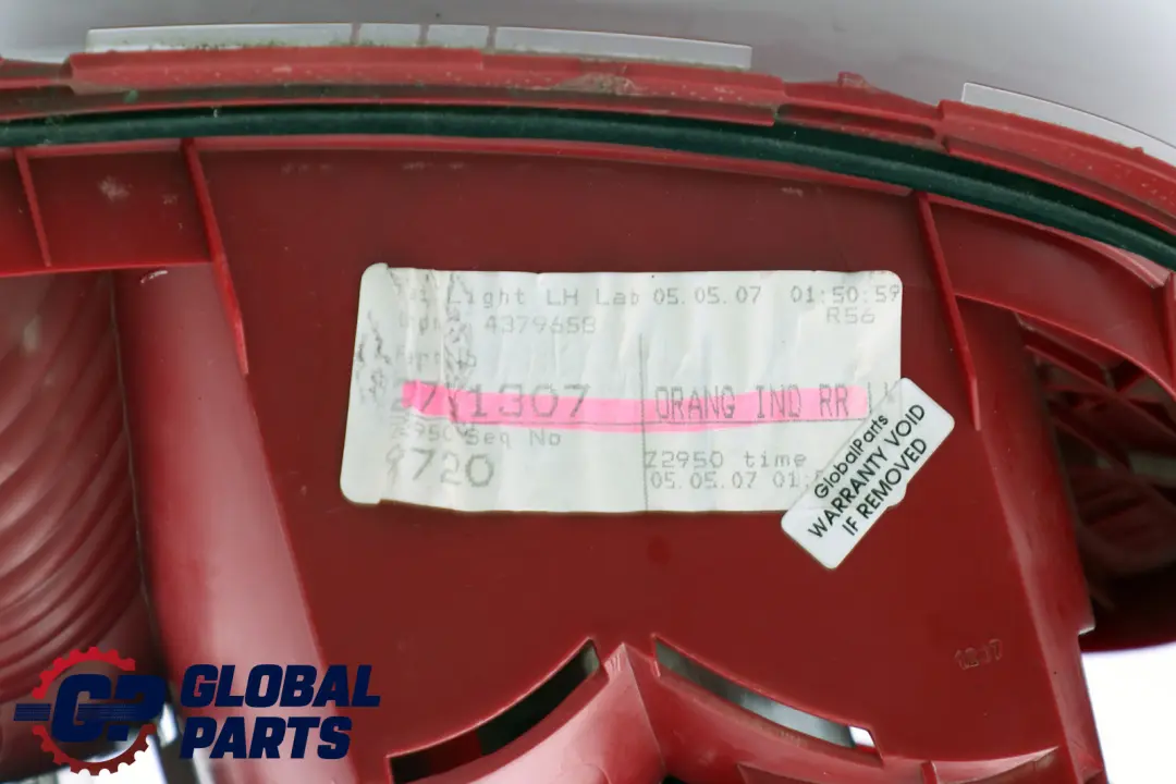 Tail Light Lamp Taillight Left N/S 2757009 to Mini R56 R57 Rear with Part number 2751307 Mini R56 R57 Rear Tail Light Lamp Taillight Left N/S 2757009 - SKU 2751307 - Part number 2751307