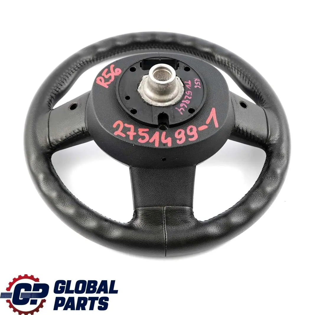 Volante deportivo Mini Cooper One R55 R56 R57 R60 R61 Cuero deportivo 3 radios - SKU 2751499-1 - Número de pieza 2751499
