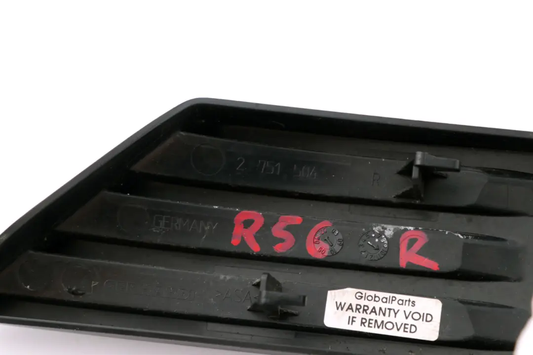 Indicador Lateral de Giro a a Derecha Blanco para Mini R55 R56 R57 con número de pieza 2751504 Mini R55 R56 R57 Indicador Lateral de Giro a a Derecha Blanco - SKU 2751504-1 - Número de pieza 2751504