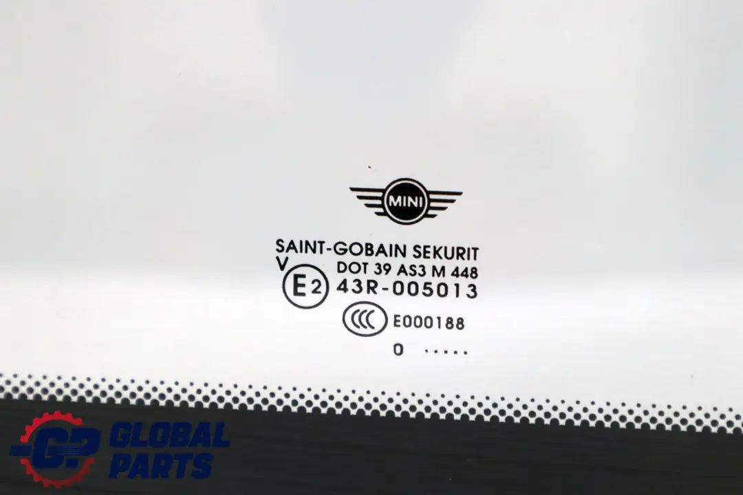 Mini Cooper One R55 R56 R60 Panoramic Sunroof Rear Glass Window Cover - SKU 2751804 - Part number 54102751804