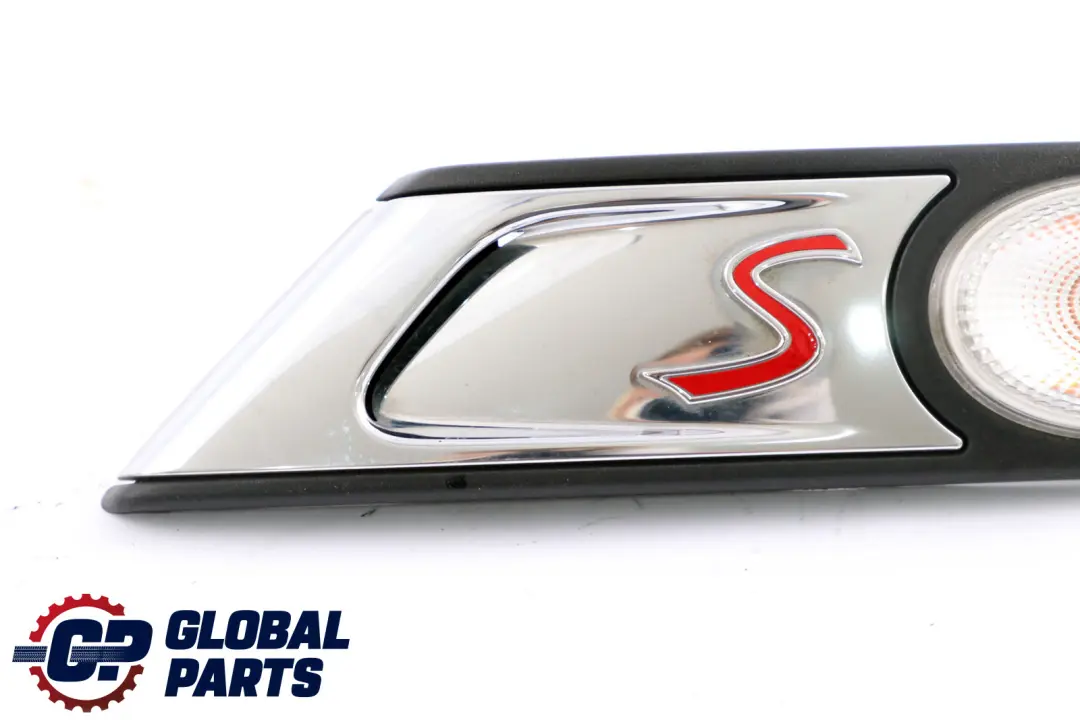 Clignotant Supplementaire a Gauche Blanc Chrome pour Mini Cooper S 2 R55 R56 R57 à propos du numéro de pièce 2751969 Mini Cooper S 2 R55 R56 R57 Clignotant Supplementaire a Gauche Blanc Chrome - SKU 2751969-2 - Numéro de pièce 2751969