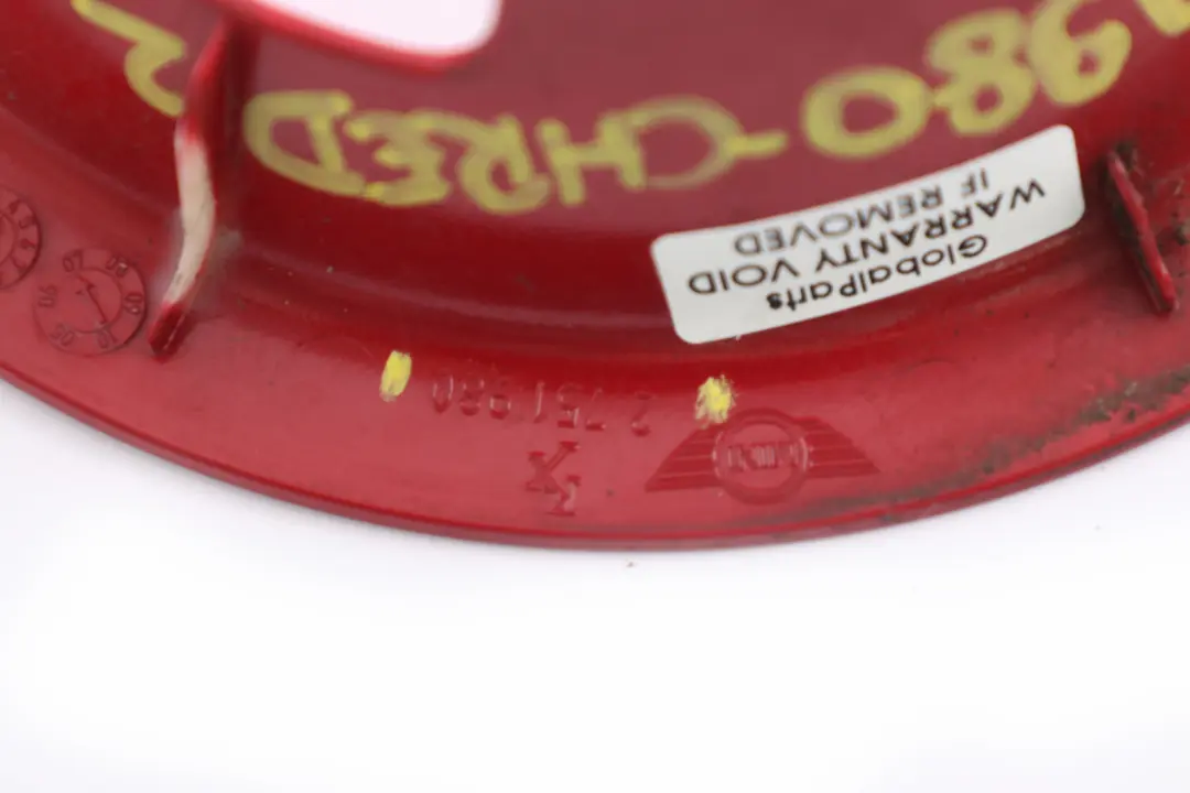 Filler Flap Surround Panel Housing Chili Red to BMW Mini Cooper S 2 R55 R56 Fuel with Part number 0430310 BMW Mini Cooper S 2 R55 R56 Fuel Filler Flap Surround Panel Housing Chili Red - SKU 2751980-CHRED2 - Part number 0430310