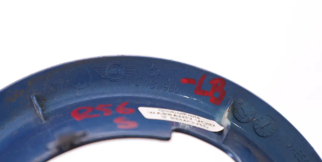 Panel Envolvente Mini Cooper S R55 R56 Carcasa Depósito Combustible Azul Rayo para con número de pieza 2751980 Panel Envolvente Mini Cooper S R55 R56 Carcasa Depósito Combustible Azul Rayo - SKU 2751980-LB - Número de pieza 2751980