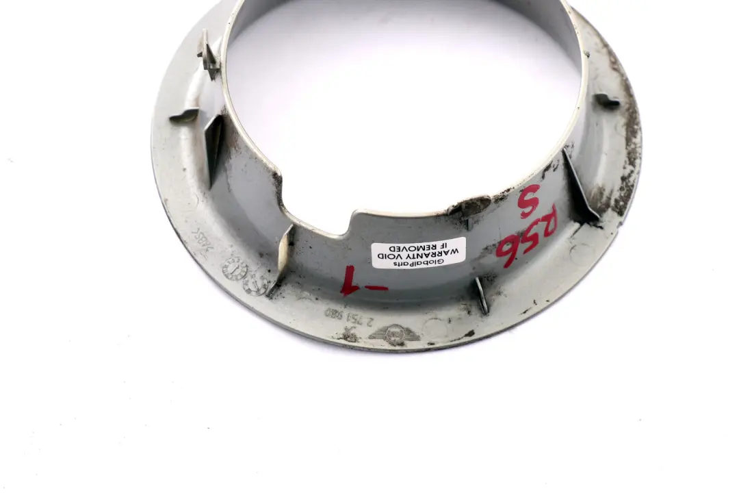 Einsatz Abdecktopf Sparkling Silver für BMW MINI Cooper S R56 mit Teilenummer 2751980 BMW MINI Cooper S R56 Einsatz Abdecktopf Sparkling Silver - SKU 2751980-SS1 - Teilenummer 2751980