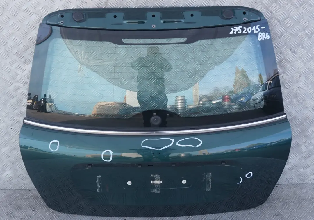 £BMW MINI Cooper R56 Trunk lid Tailgate Boot Lid British Racing Green Metallic to with Part number 2752015 £BMW MINI Cooper R56 Trunk lid Tailgate Boot Lid British Racing Green Metallic - SKU 2752015-BRG - Part number 2752015
