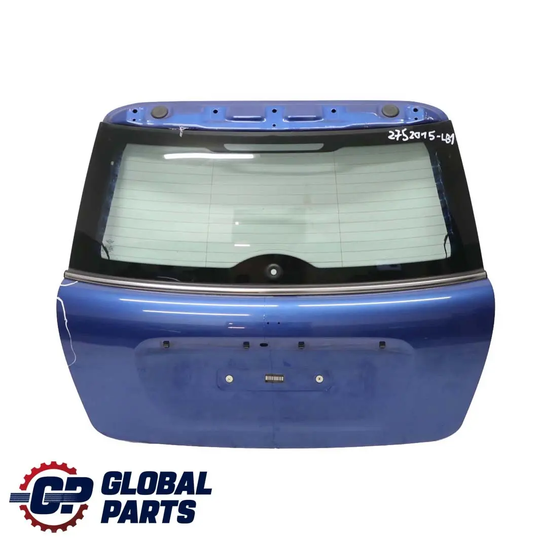 Trunk Lid Tailgate Boot Lid Lightning Blue Metallic - A63 to Mini Cooper R56 with Part number 2752015 Mini Cooper R56 Trunk Lid Tailgate Boot Lid Lightning Blue Metallic - A63 - SKU 2752015-LB1 - Part number 2752015