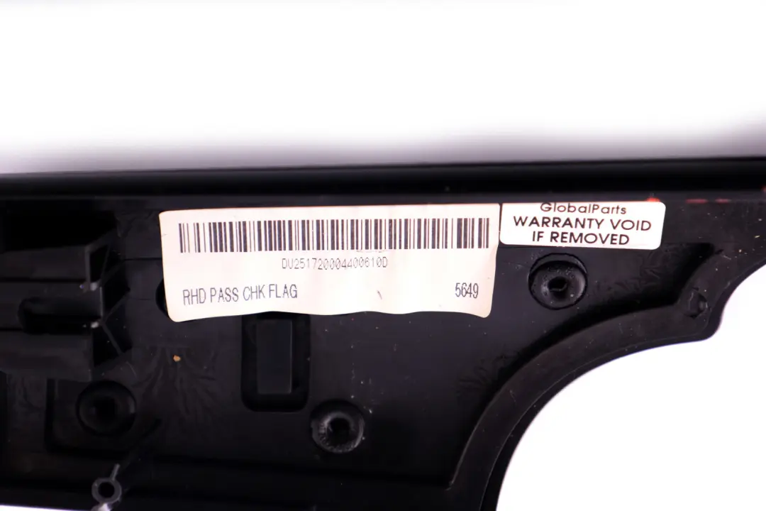 Dashboard Panel Trim Cover Checkered to BMW MINI Cooper S R55 R56 with Part number 2752157 BMW MINI Cooper S R55 R56 Dashboard Panel Trim Cover Checkered - SKU 2752157 - Part number 2752157