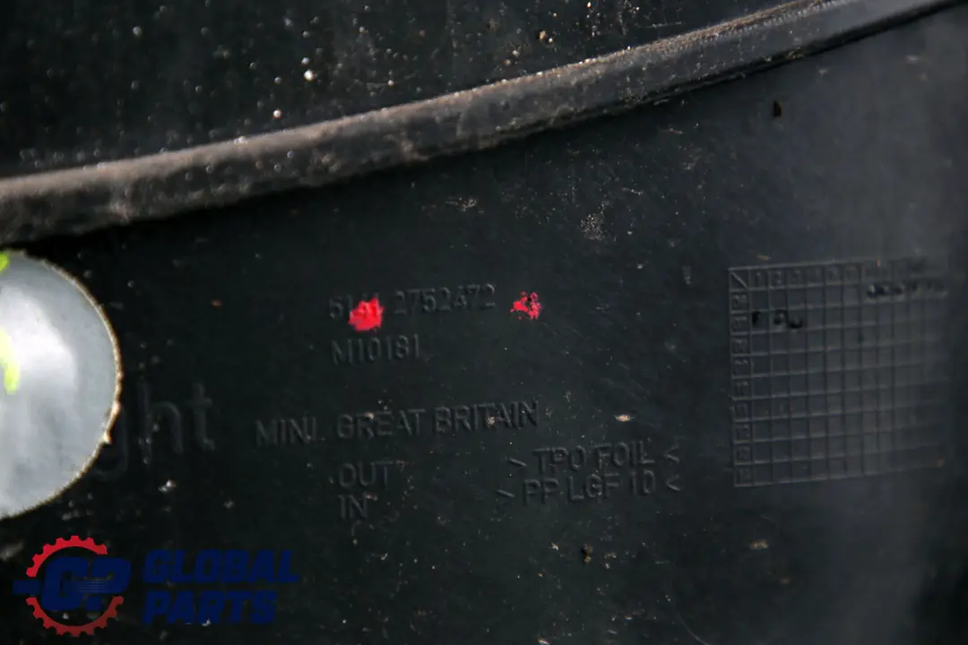 Supporto Pannello Porta Rechtscarbon Black 7241002 per Mini Cooper One R55 R56 R57 con numero di parte 51412752472 Mini Cooper One R55 R56 R57 Supporto Pannello Porta Rechtscarbon Black 7241002 - SKU 2752472 - Numero di parte 51412752472