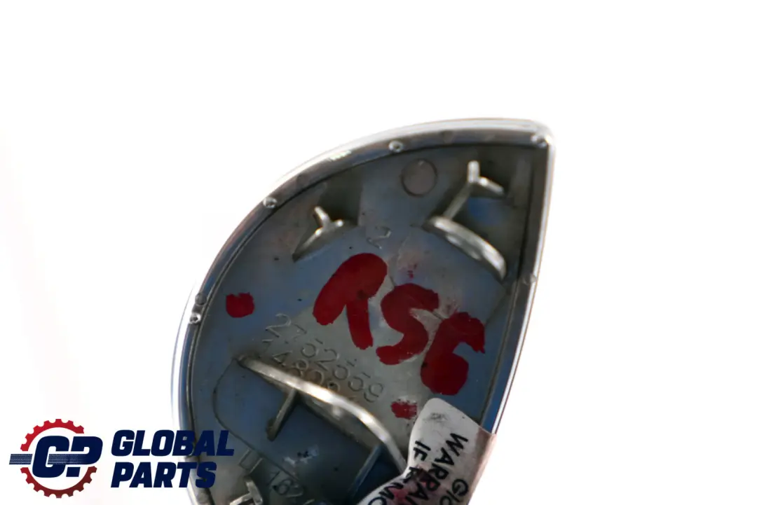 Front Bumper Left N/S Headlight Nozzle Cover Chrome to Mini Cooper R55 R56 with Part number 2752559 Mini Cooper R55 R56 Front Bumper Left N/S Headlight Nozzle Cover Chrome - SKU 2752559 - Part number 2752559