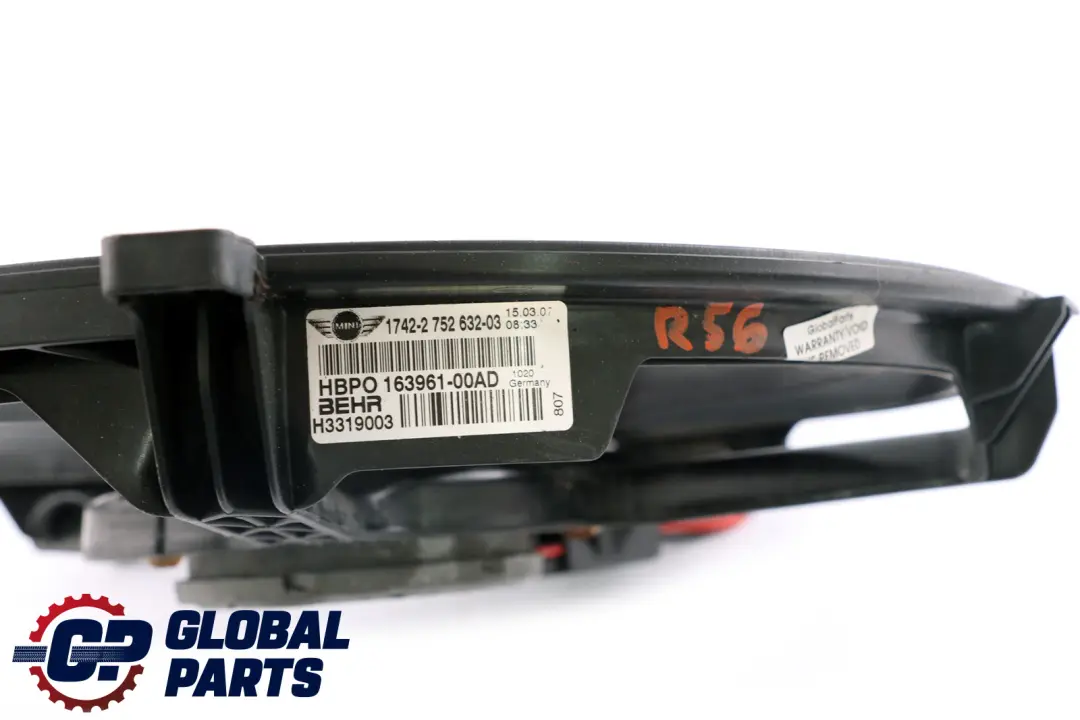 Lüfterzarge mit Lüfter 350W für BMW Mini Cooper S JCW R55 R56 R57 R58 mit Teilenummer 2752632 BMW Mini Cooper S JCW R55 R56 R57 R58 Lüfterzarge mit Lüfter 350W - SKU 2752632 - Teilenummer 2752632
