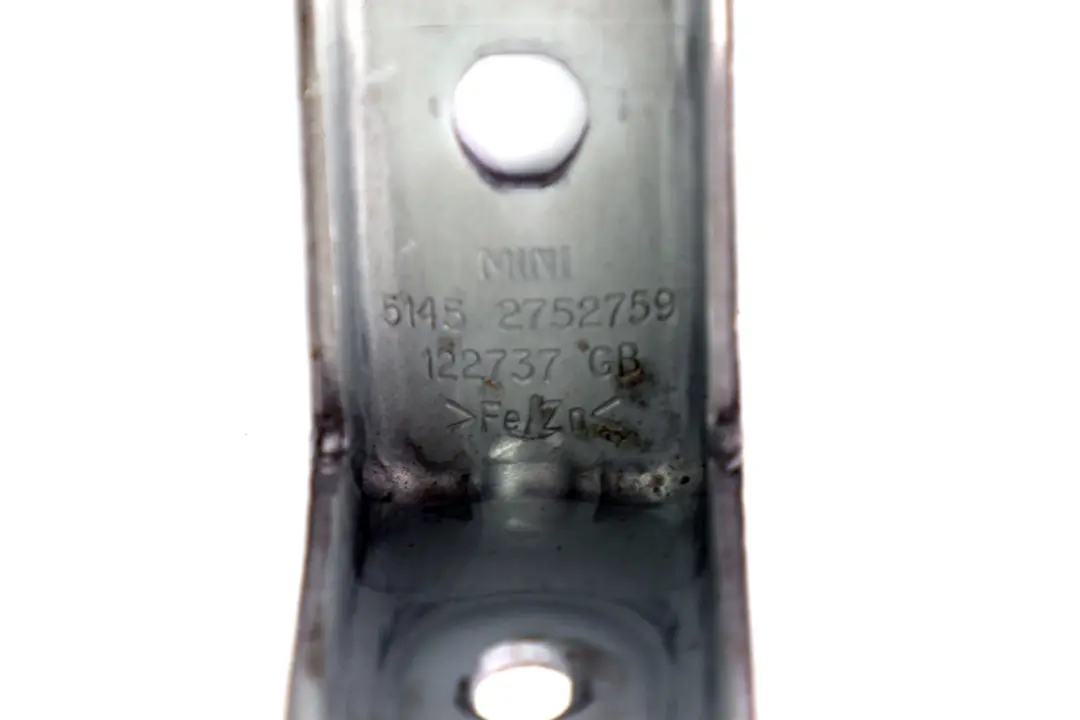 Carrier Bracket Hinge Holder Mount Floor to BMW Mini Cooper R55 R56 R57 with Part number 2752759 BMW Mini Cooper R55 R56 R57 Carrier Bracket Hinge Holder Mount Floor - SKU 2752759 - Part number 2752759