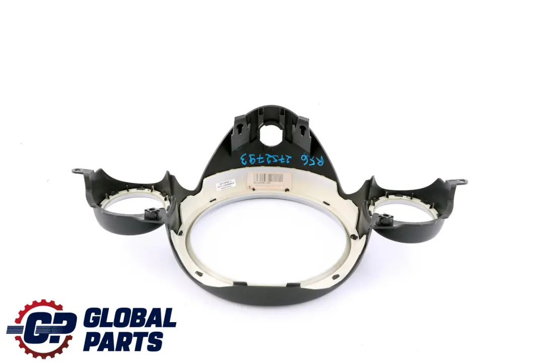 Dashboard Speedo Cluster Surround Trim Silver to Mini Cooper One R55 R56 R57 with Part number 2752793 Mini Cooper One R55 R56 R57 Dashboard Speedo Cluster Surround Trim Silver - SKU 2752793 - Part number 2752793
