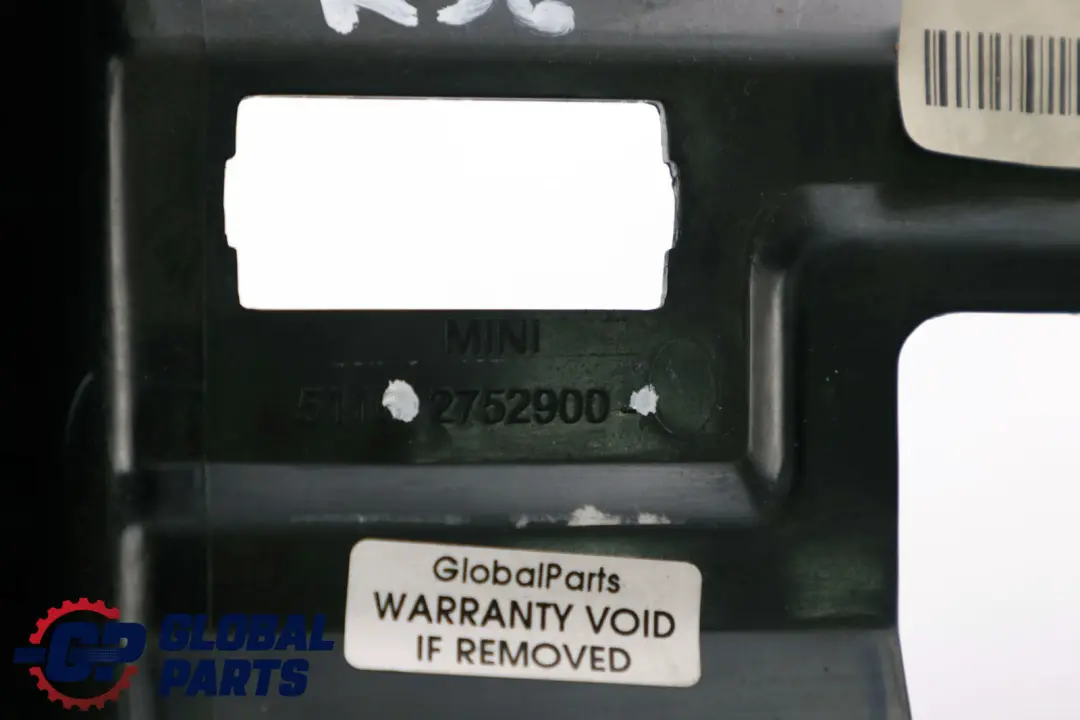 Centre Console Trim Radio Display Frame Navi to Mini Cooper One R55 R56 Cover with Part number 2752900 Mini Cooper One R55 R56 Cover Centre Console Trim Radio Display Frame Navi - SKU 2752900 - Part number 2752900