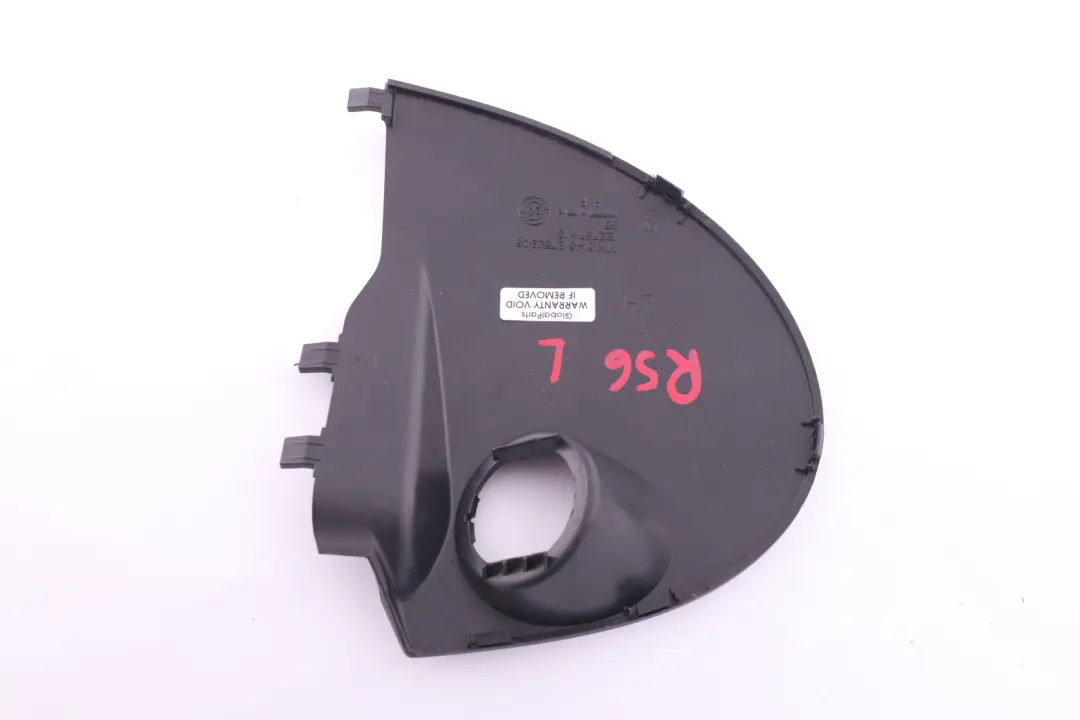 Outer Left Instrument Panel Cover Trim N/S to BMW Mini Cooper R55 R56 R57 with Part number 2752905 BMW Mini Cooper R55 R56 R57 Outer Left Instrument Panel Cover Trim N/S - SKU 2752905 - Part number 2752905
