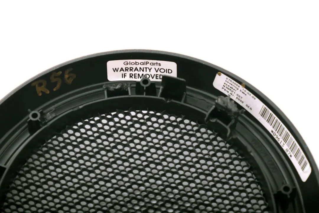 Door Speaker Cover Loudspeaker Trim Left Right N/O/S Black to Mini R55 R56 with Part number 2753066 Mini R55 R56 Door Speaker Cover Loudspeaker Trim Left Right N/O/S Black - SKU 2753066 - Part number 2753066