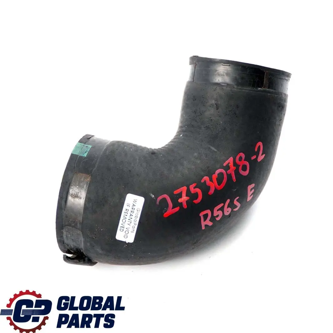 Inlet Manifold Pipe Air Charge to BMW MINI Cooper S N14 R55 R56 R57 2 Intercooler with Part number 2753078 BMW MINI Cooper S N14 R55 R56 R57 2 Intercooler Inlet Manifold Pipe Air Charge - SKU 2753078-2 - Part number 2753078