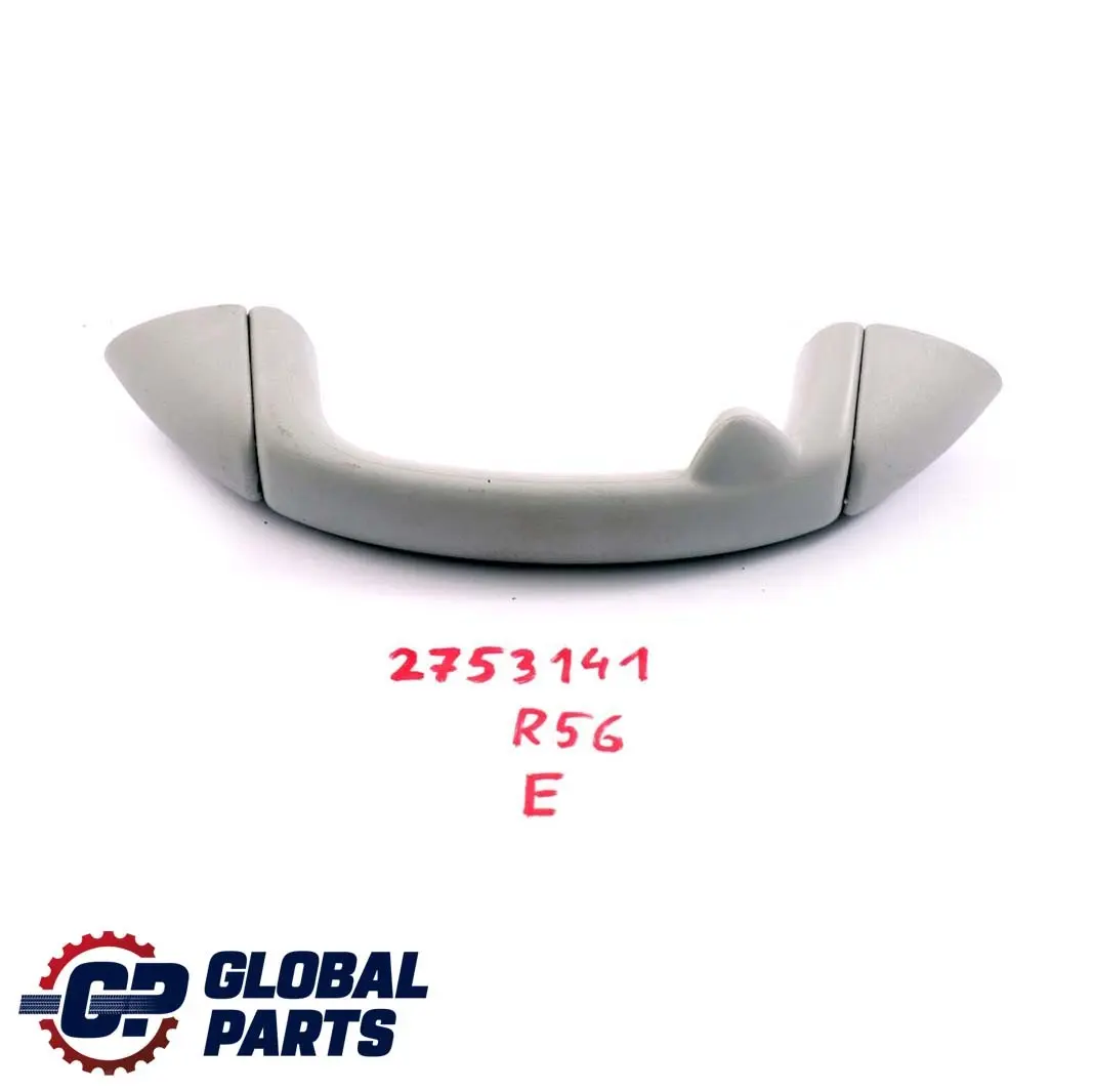 Mini Cooper R55 R56 LCI Rear Headlining Grab Handle Left N/S Hellgrau Grey - SKU 2753141 - Part number 2753141