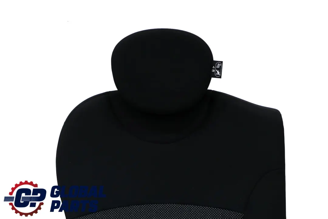 BMW Mini Cooper One R55 R56 Rear Right O/S Cloth Seat Cushion Backrest Black - SKU 2753272 - Part number 2753272