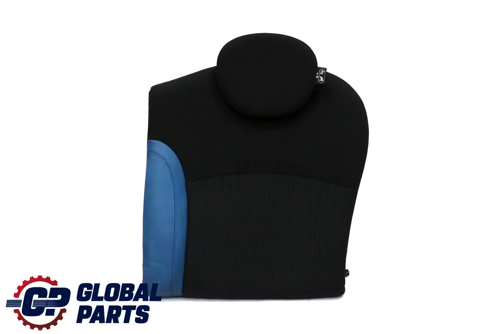 Mini One Cooper R55 R56 Respaldo Asiento Trasero Izquierdo Medio Cuero Azul