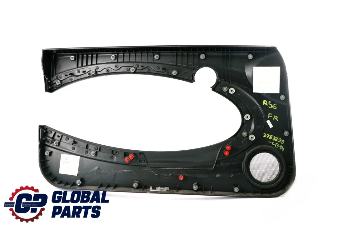 BMW Mini Cooper R55 R56 14 Door Card Trim Panel Right O/S Black Silver - SKU 2753298-CB14 - Part number 2753298