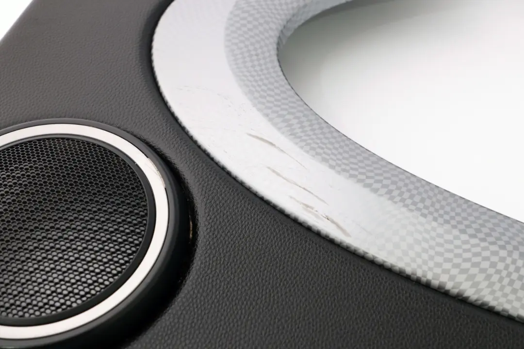 Door Card Trim Panel Right O/S Carbon Black Checkered to MINI Cooper S R55 R56 with Part number 2753298 MINI Cooper S R55 R56 Door Card Trim Panel Right O/S Carbon Black Checkered - SKU 2753298-CB4 - Part number 2753298