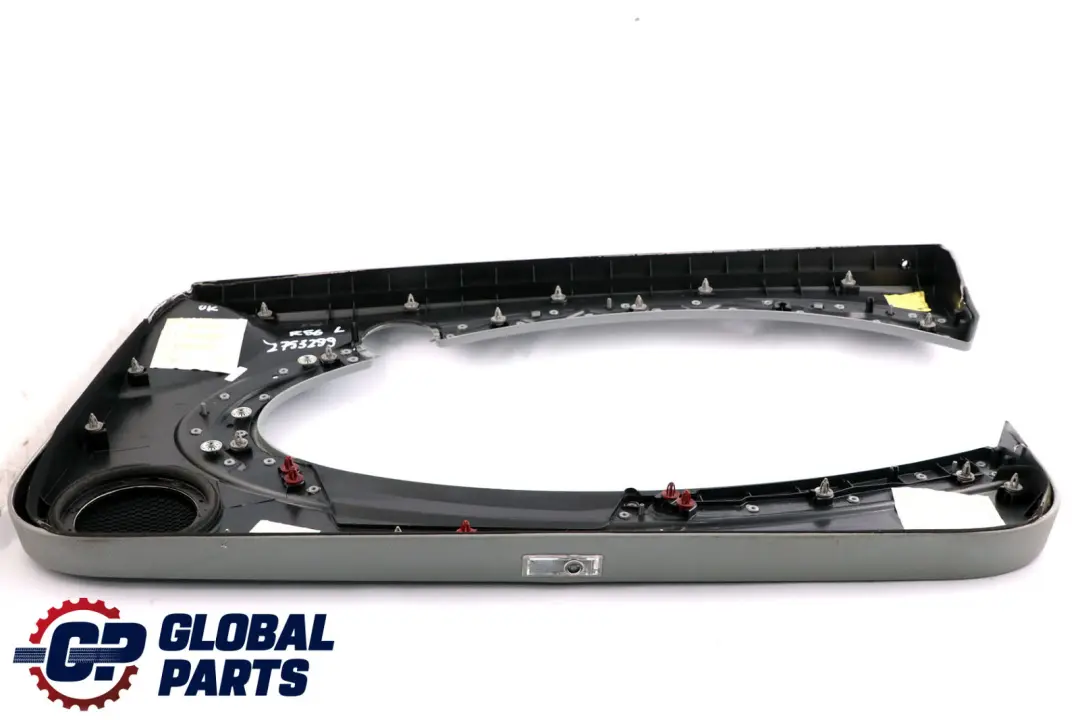 Front Left N/S Door Card Trim Panel Gotham Grey to BMW Mini Cooper R55 R56 R57 with Part number 2753299 BMW Mini Cooper R55 R56 R57 Front Left N/S Door Card Trim Panel Gotham Grey - SKU 2753299 - Part number 2753299