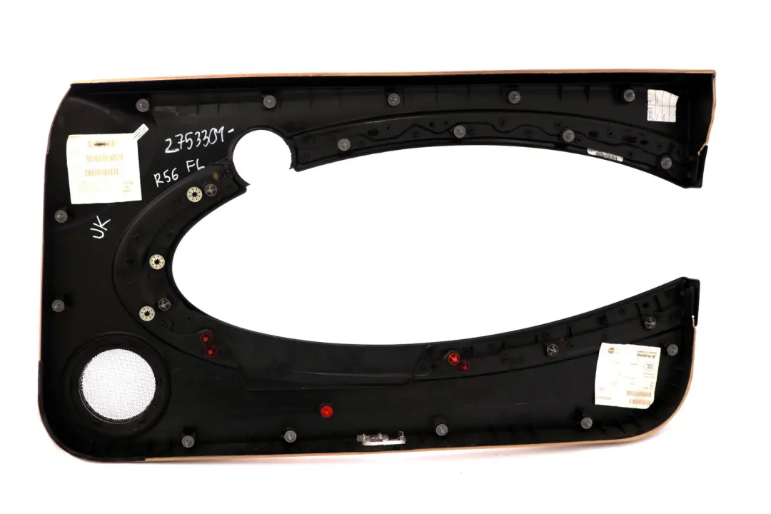 Front Left N/S Door Card Trim Panel Tuscan Beige to BMW MINI Cooper R55 R56 R57 with Part number 2753301 BMW MINI Cooper R55 R56 R57 Front Left N/S Door Card Trim Panel Tuscan Beige - SKU 2753301 - Part number 2753301