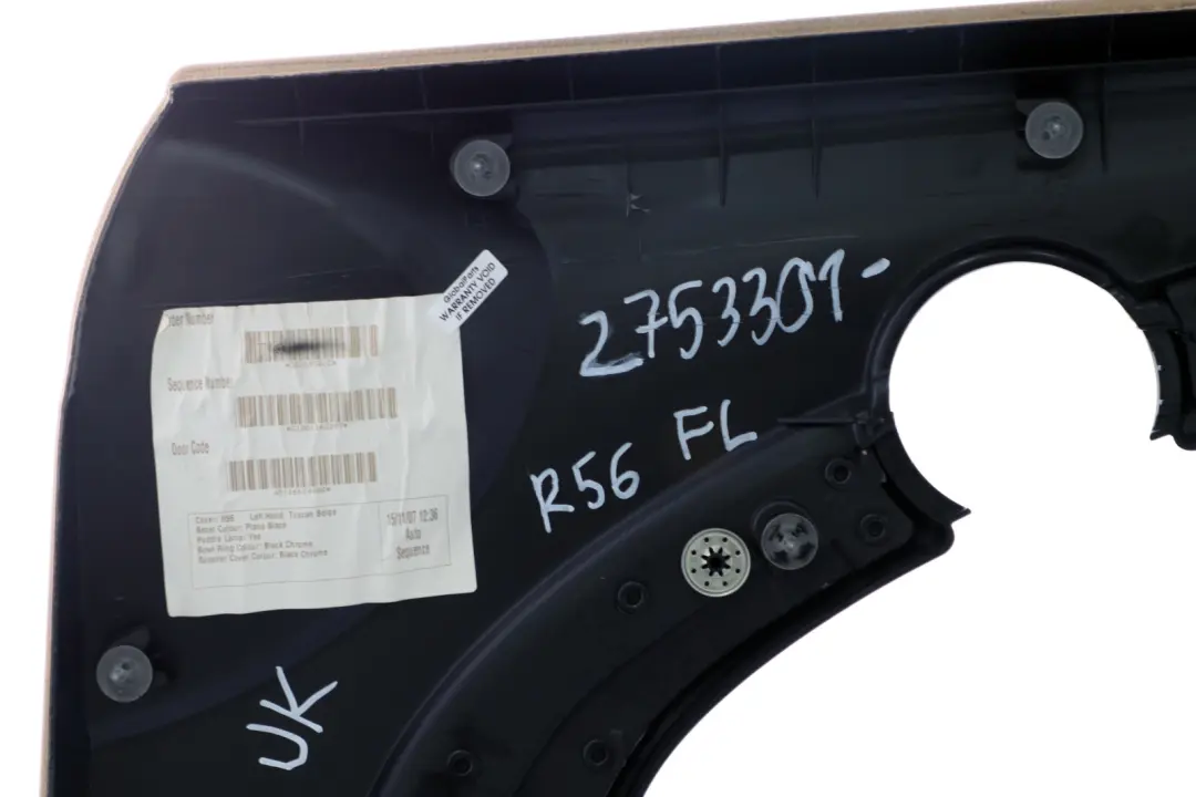 Front Left N/S Door Card Trim Panel Tuscan Beige to BMW MINI Cooper R55 R56 R57 with Part number 2753301 BMW MINI Cooper R55 R56 R57 Front Left N/S Door Card Trim Panel Tuscan Beige - SKU 2753301 - Part number 2753301