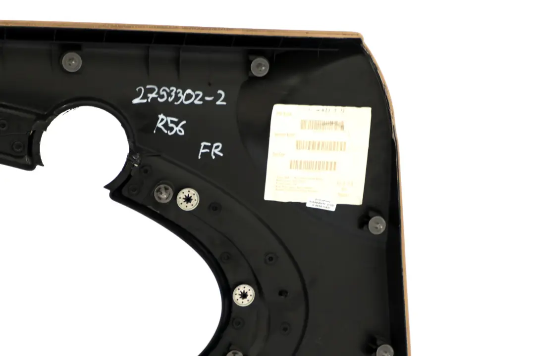 BMW Mini Cooper R55 R56 2 Front Right O/S Door Card Trim Panel Tuscan Beige - SKU 2753302-2 - Part number 2753302