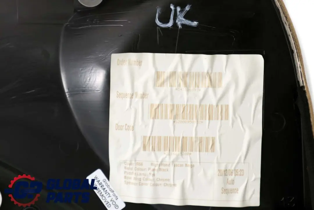 Türverkleidung rechts Tuscan Beige für BMW MINI Cooper R55 R56 R57 mit Teilenummer 2753302 BMW MINI Cooper R55 R56 R57 Türverkleidung rechts Tuscan Beige - SKU 2753302 - Teilenummer 2753302