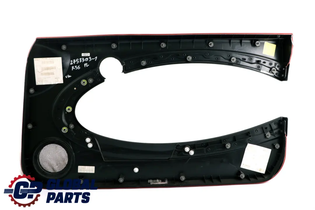 Front Left N/S Door Card Trim Panel Redwood Red to BMW Mini Cooper R56 R57 1 with Part number 2753303 BMW Mini Cooper R56 R57 1 Front Left N/S Door Card Trim Panel Redwood Red - SKU 2753303-1 - Part number 2753303