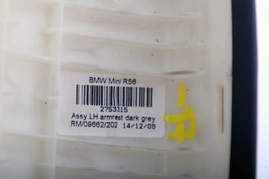 Panneau De Porte Accoudoir Avant Gauche Gris Foncé pour Mini Cooper One 17 R55 R56 à propos du numéro de pièce 2753315 Mini Cooper One 17 R55 R56 Panneau De Porte Accoudoir Avant Gauche Gris Foncé - SKU 2753315-17 - Numéro de pièce 2753315