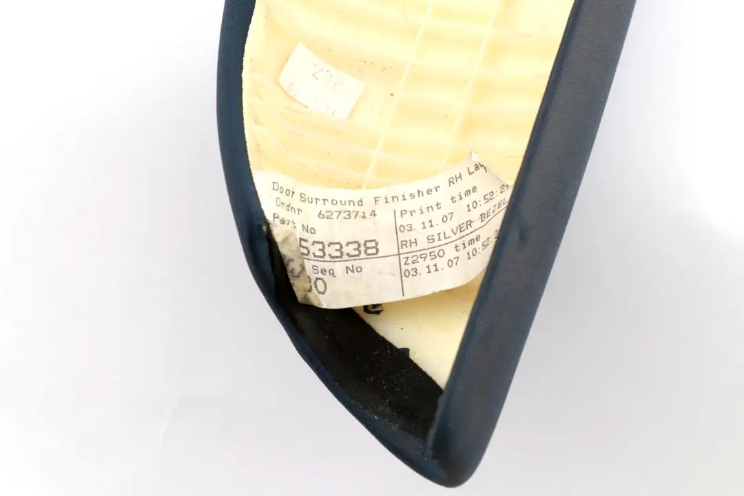 Accoudoir devant a Droite Pacific Bleu pour Mini Cooper One R55 R56 à propos du numéro de pièce 2753320 Mini Cooper One R55 R56 Accoudoir devant a Droite Pacific Bleu - SKU 2753320 - Numéro de pièce 2753320