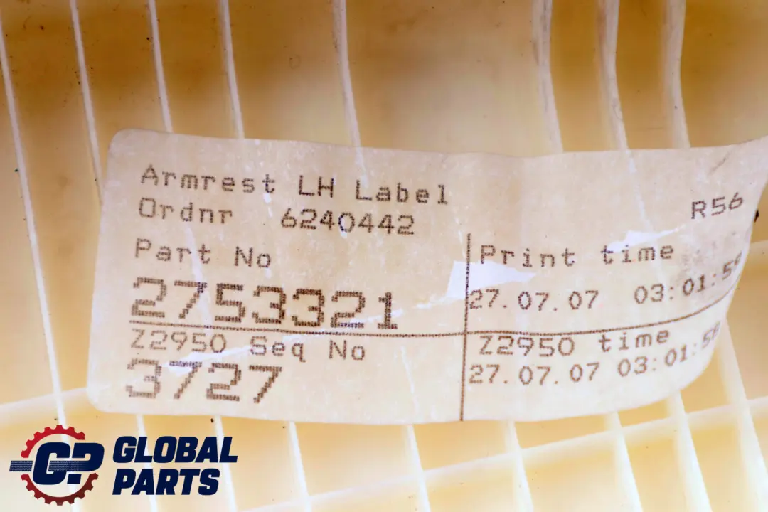 Accoudoir Panneau Garniture Porte Avant Gauche Rooster Red pour Mini Cooper R55 R56 à propos du numéro de pièce 2753321 Mini Cooper R55 R56 Accoudoir Panneau Garniture Porte Avant Gauche Rooster Red - SKU 2753321-5 - Numéro de pièce 2753321