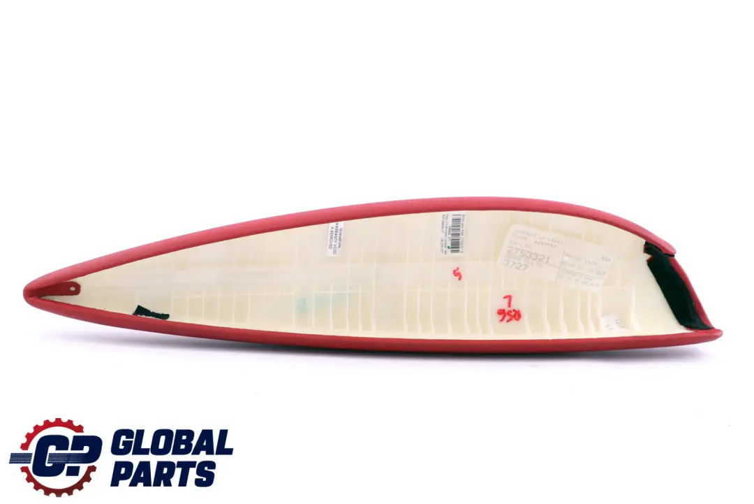 Mini Cooper R55 R56 Armlehne Türverkleidung Vorne Links Rooster Red 2752473 - SKU 2753321-5 - Teilenummer 2753321