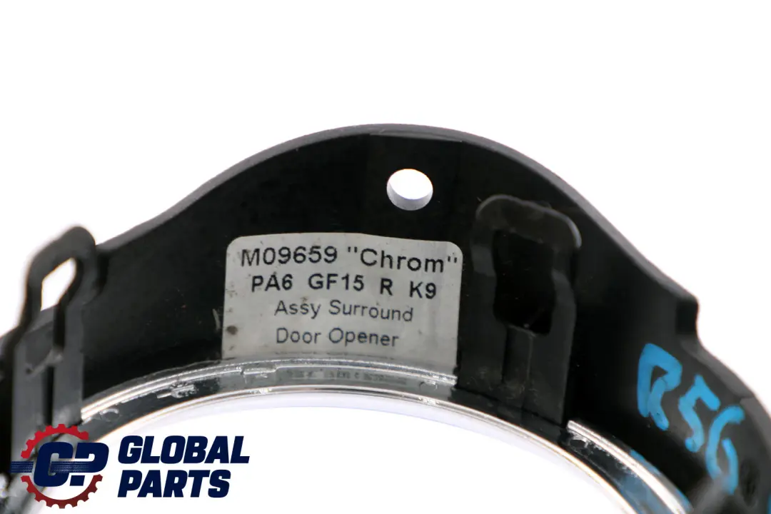 Couverture Ouvre Chrome Interieur avant Droit pour Mini Cooper R55 R56 R57 à propos du numéro de pièce 2753340 Mini Cooper R55 R56 R57 Couverture Ouvre Chrome Interieur avant Droit - SKU 2753340 - Numéro de pièce 2753340